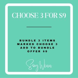 Choose 3 for $9 Clear the Tray/Rack Closet